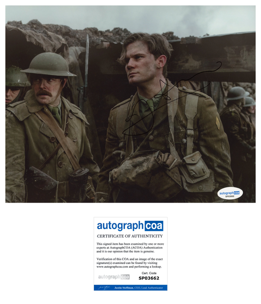 Jeremy Irvine Outlander Blood of my Blood Signed Autograph 8x10 Photo ACOA