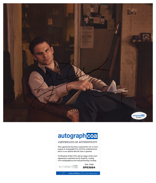 Jeremy Irvine Outlander Blood of my Blood Signed Autograph 8x10 Photo ACOA