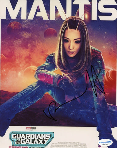 Pom Klementieff Guardians Signed Autograph 8x10 Photo ACOA
