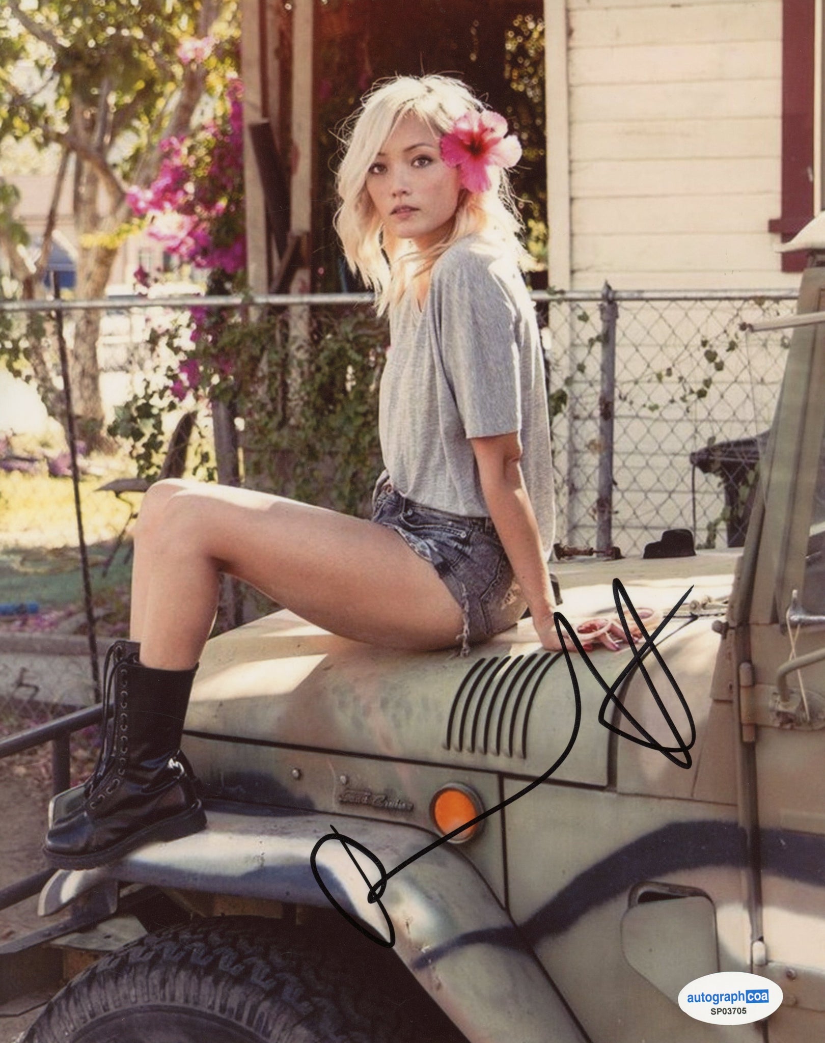 Pom Klementieff Guardians Signed Autograph 8x10 Photo ACOA