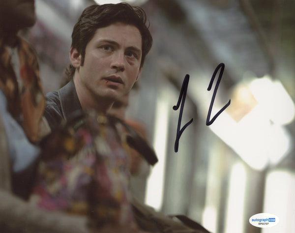 Logan Lerman Signed Autograph 8x10 Photo ACOA