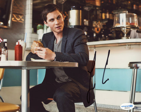 Logan Lerman Signed Autograph 8x10 Photo ACOA