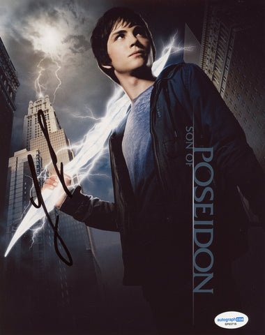 Logan Lerman Percy Jackson Signed Autograph 8x10 Photo ACOA