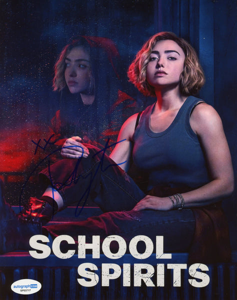 Peyton List School Spirits Signed Autograph 8x10 Photo ACOA
