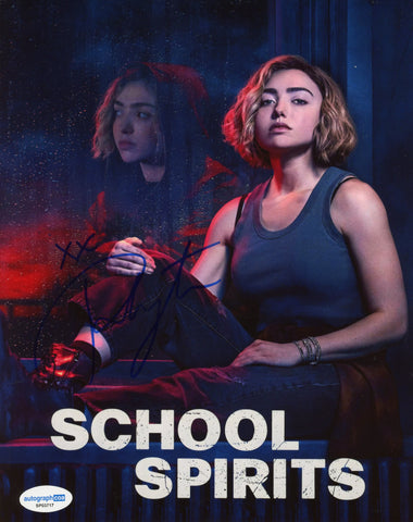 Peyton List School Spirits Signed Autograph 8x10 Photo ACOA