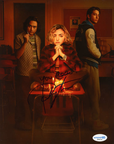 Peyton List School Spirits Signed Autograph 8x10 Photo ACOA