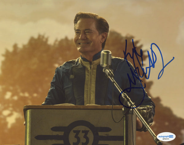 Kyle Maclachlan Fallout Signed Autograph 8x10 Photo ACOA