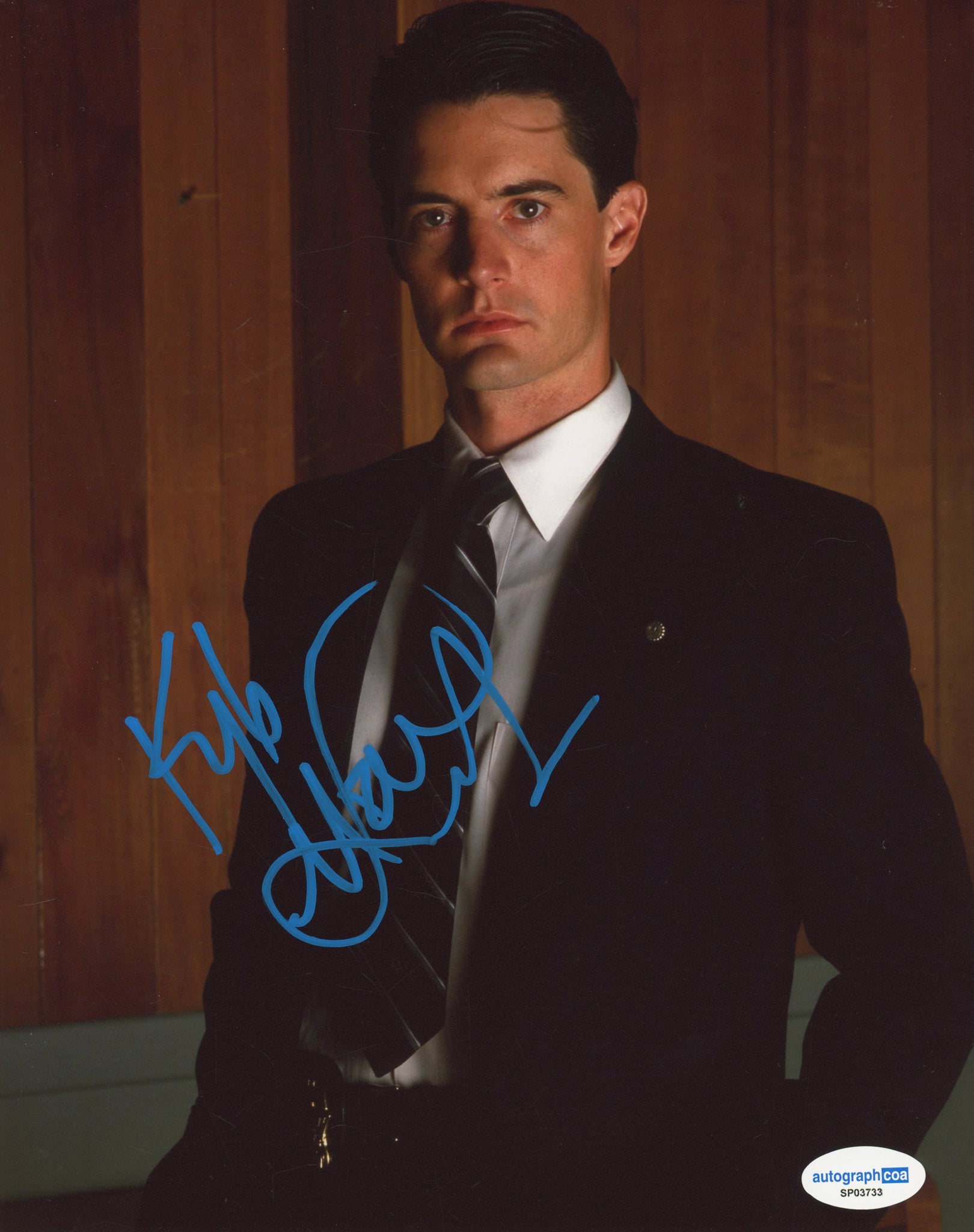 Kyle Maclachlan Twin Peaks Signed Autograph 8x10 Photo ACOA