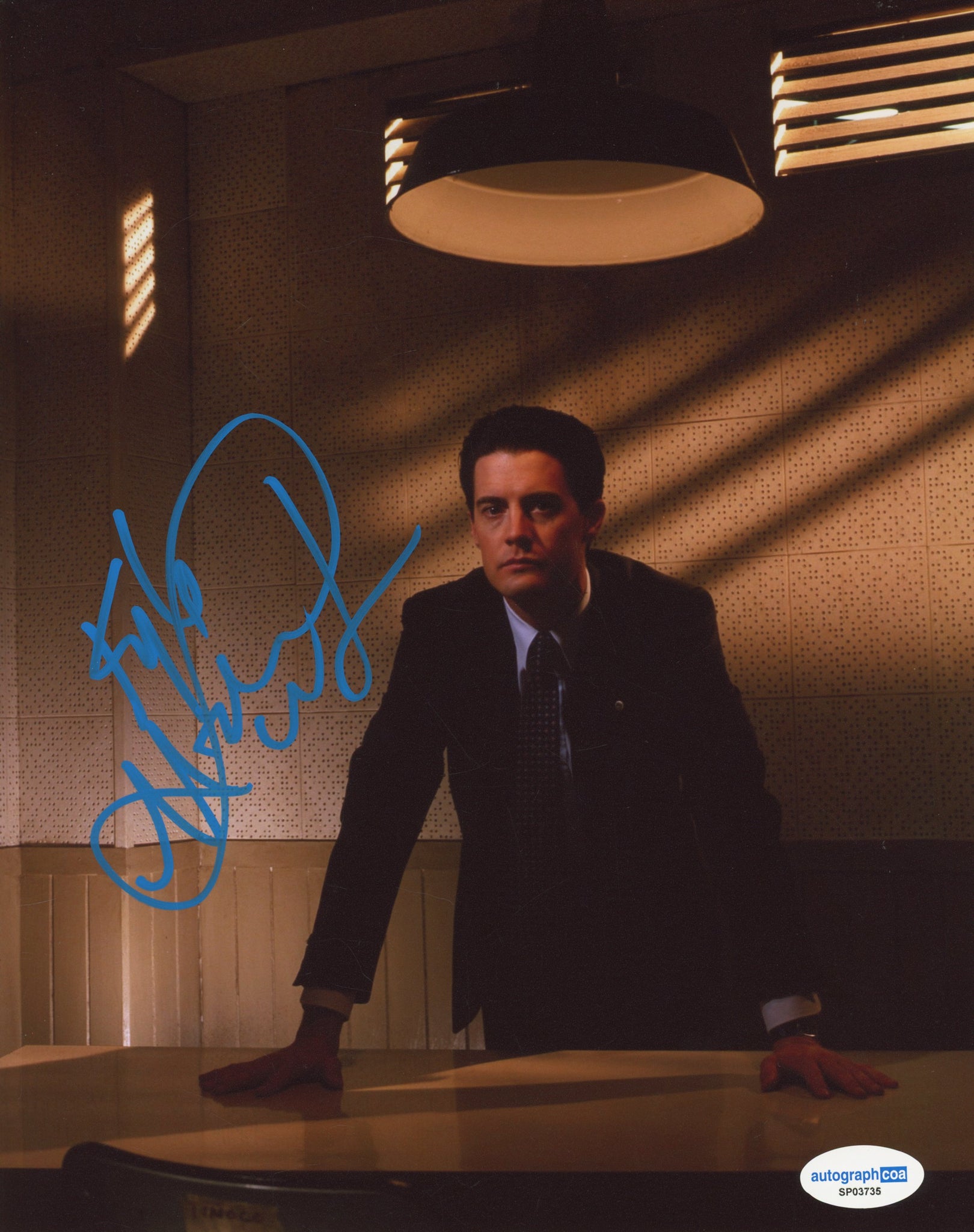 Kyle Maclachlan Twin Peaks Signed Autograph 8x10 Photo ACOA