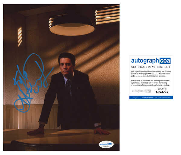Kyle Maclachlan Twin Peaks Signed Autograph 8x10 Photo ACOA