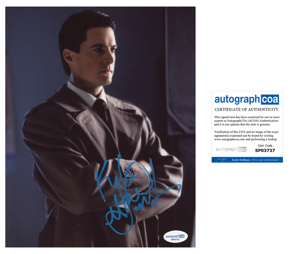 Kyle Maclachlan Twin Peaks Signed Autograph 8x10 Photo ACOA