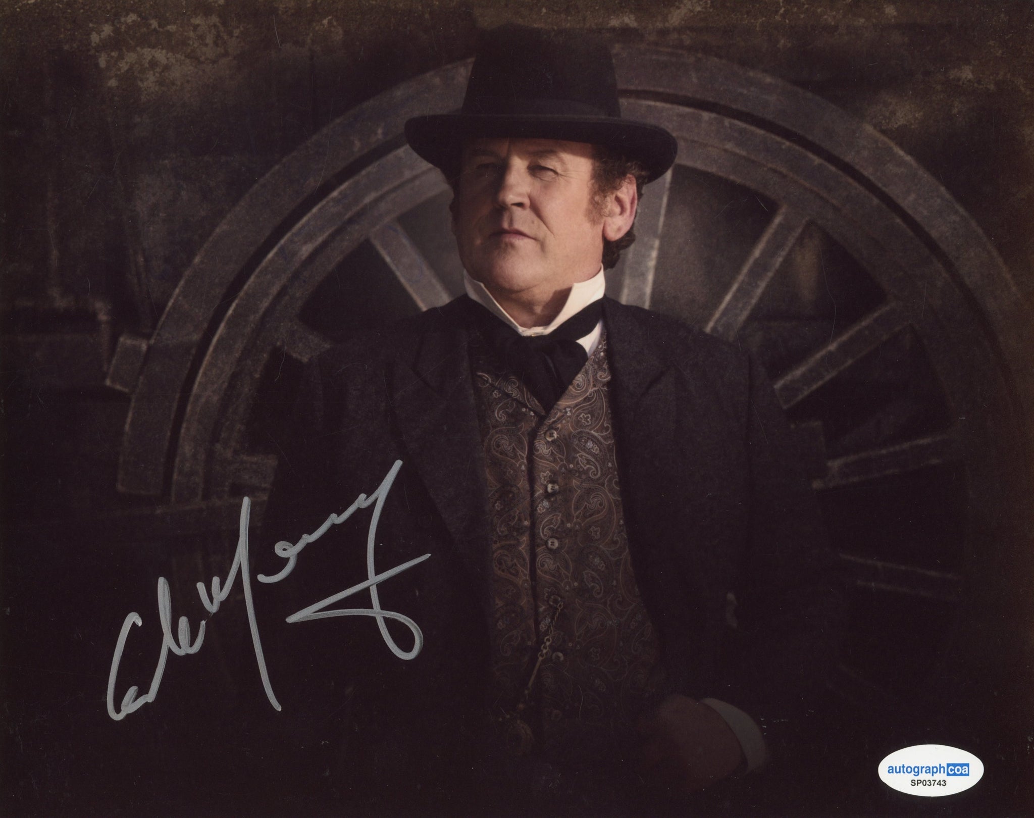 Colm Meaney Hell on Wheels Signed Autograph 8x10 Photo ACOA