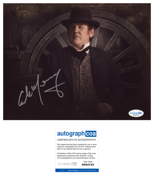 Colm Meaney Hell on Wheels Signed Autograph 8x10 Photo ACOA
