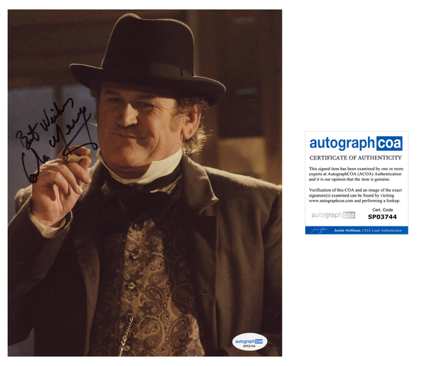 Colm Meaney Hell on Wheels Signed Autograph 8x10 Photo ACOA