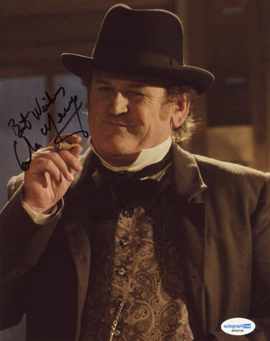 Colm Meaney Hell on Wheels Signed Autograph 8x10 Photo ACOA