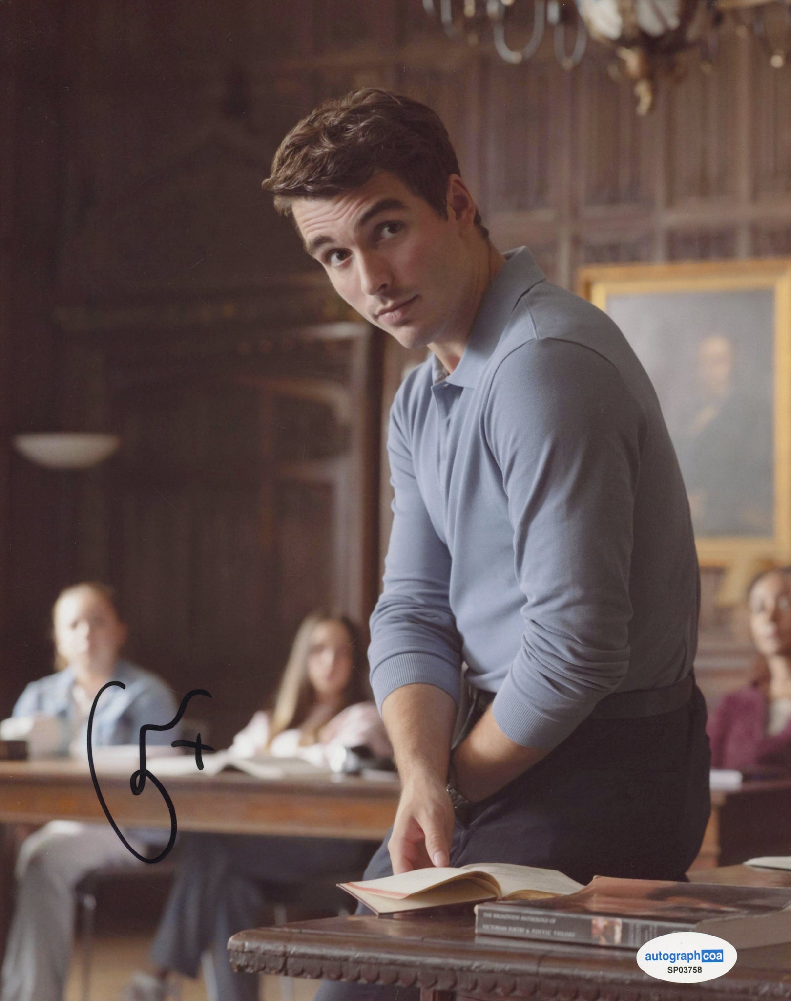 Corey Mylchreest My Oxford Year Signed Autograph 8x10 Photo ACOA