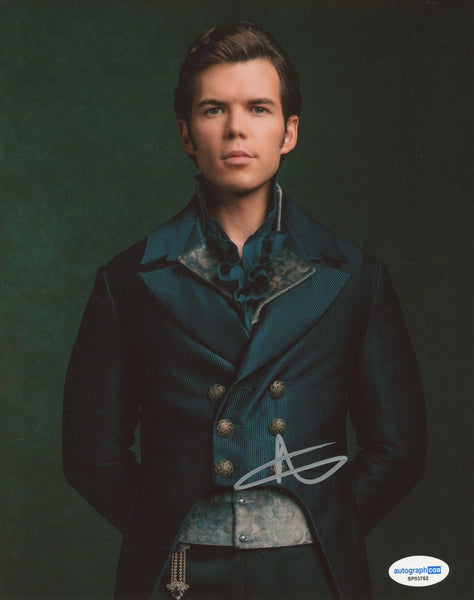 Luke Newton Bridgerton Signed Autograph 8x10 Photo ACOA