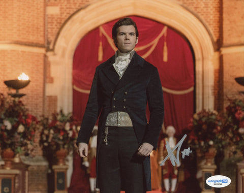 Luke Newton Bridgerton Signed Autograph 8x10 Photo ACOA