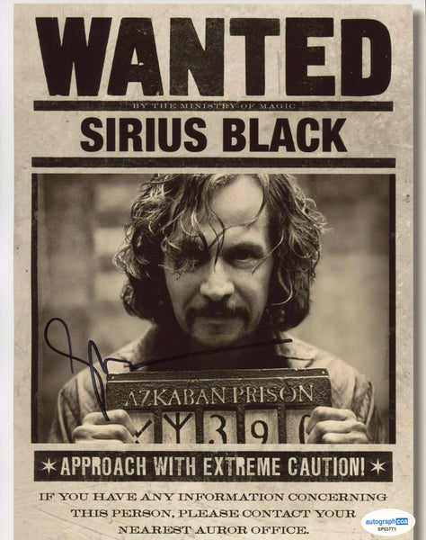 Gary Oldman Harry Potter Signed Autograph 8x10 Photo ACOA