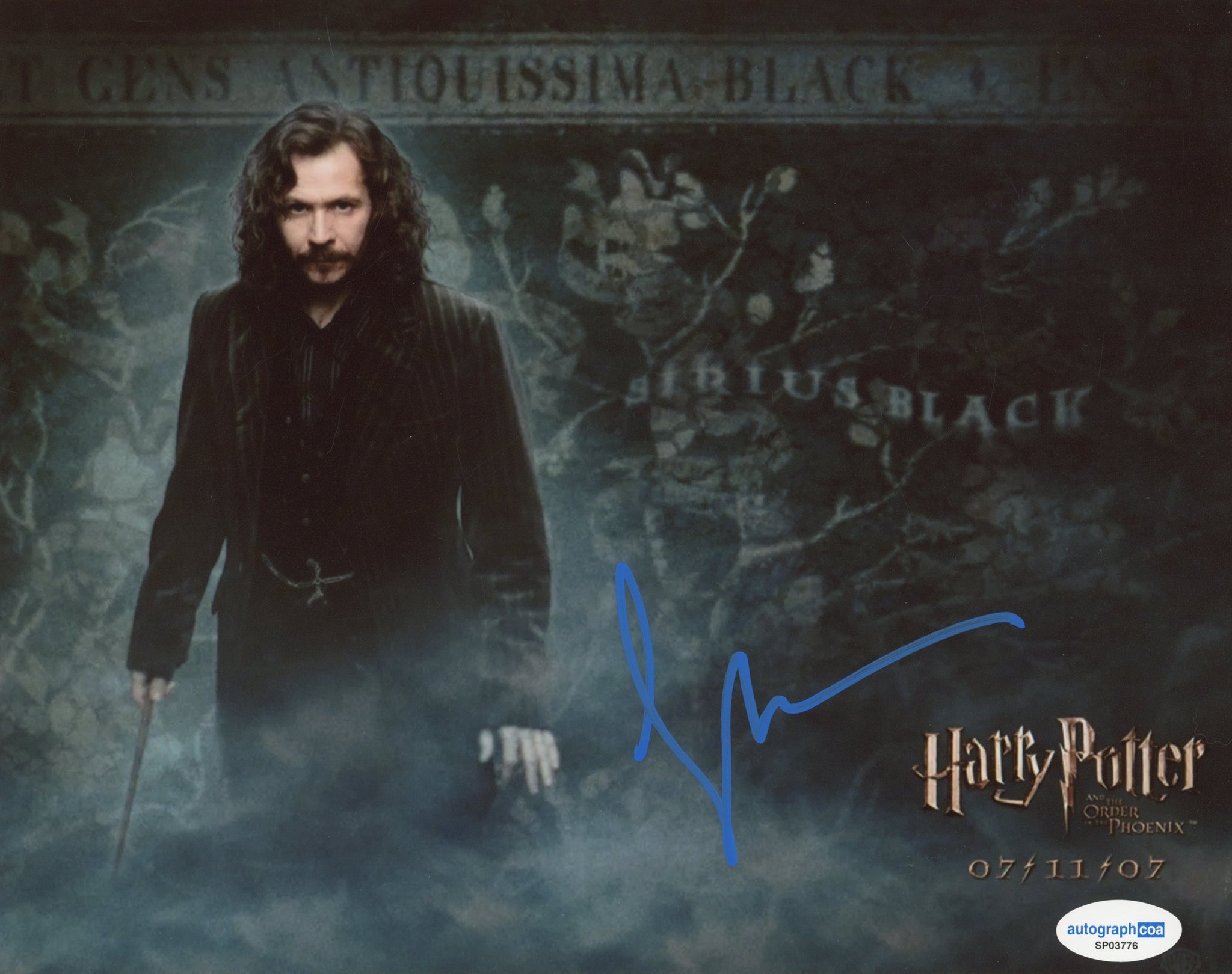 Gary Oldman Harry Potter Signed Autograph 8x10 Photo ACOA