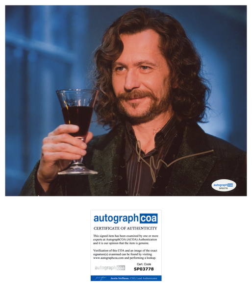Gary Oldman Harry Potter Signed Autograph 8x10 Photo ACOA