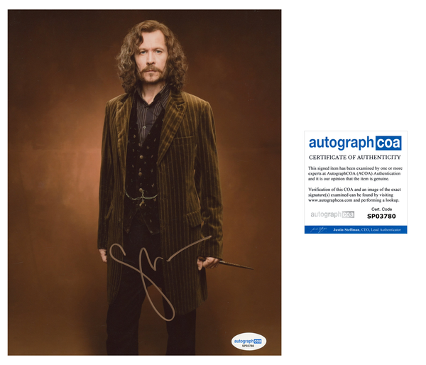 Gary Oldman Harry Potter Signed Autograph 8x10 Photo ACOA