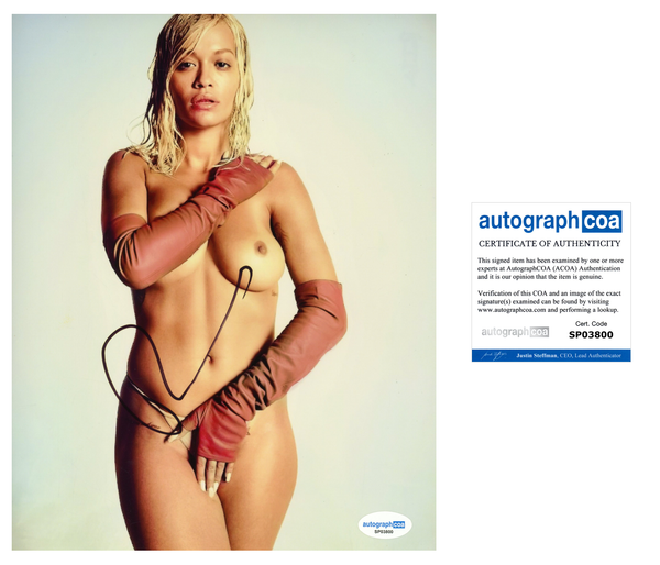 Rita Ora Sexy NSFW Signed Autograph 8x10 Photo ACOA