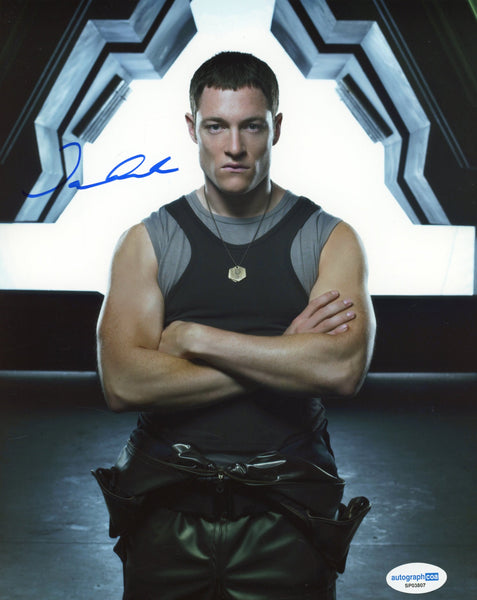 Tahmoh Penikett Battlestar Signed Autograph 8x10 Photo ACOA