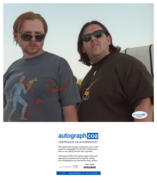 Simon Pegg Paul Signed Autograph 8x10 Photo ACOA