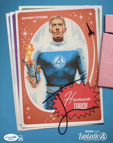 Joseph Quinn Fantastic Four Signed Autograph 8x10 Photo ACOA