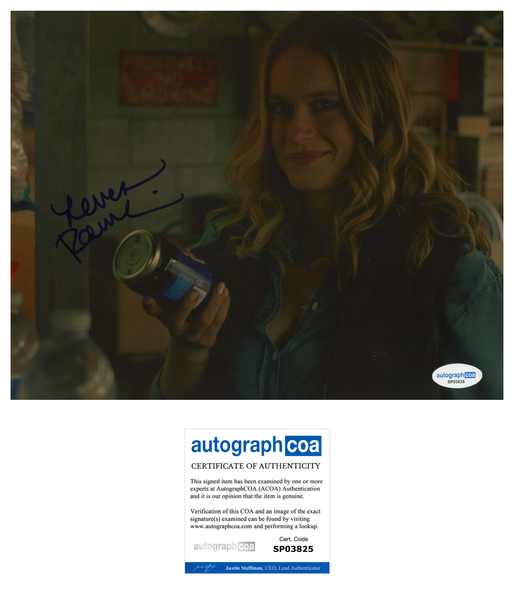 Leven Rambin Purge Signed Autograph 8x10 Photo ACOA