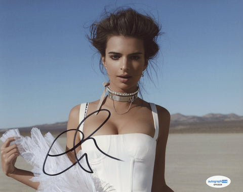 Emily Ratajkowski Sexy Signed Autograph 8x10 Photo ACOA