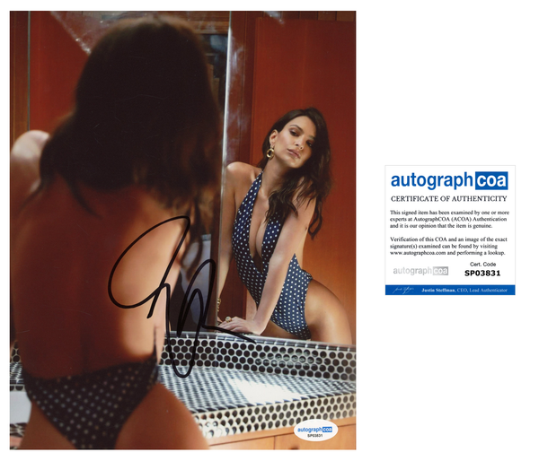 Emily Ratajkowski Sexy Signed Autograph 8x10 Photo ACOA