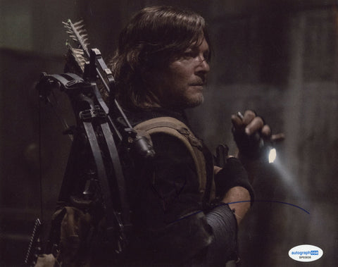 Noman Reedus Walking Dead Signed Autograph 8x10 Photo ACOA