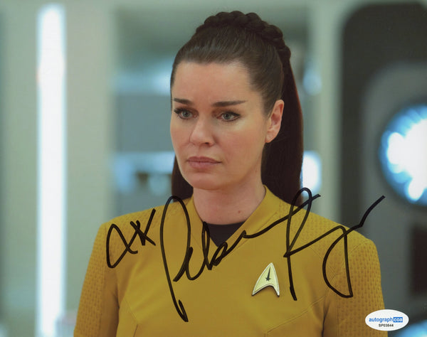 Rebecca Romijn Star Trek Signed Autograph 8x10 Photo ACOA