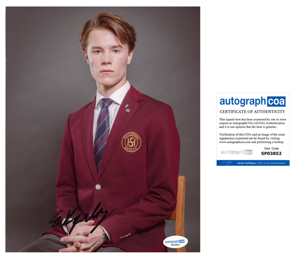 Edvin Ryding Young Royals Signed Autograph 8x10 Photo ACOA