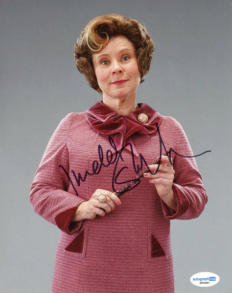 Imelda Staunton Harry Potter Signed Autograph 8x10 Photo ACOA