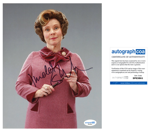 Imelda Staunton Harry Potter Signed Autograph 8x10 Photo ACOA