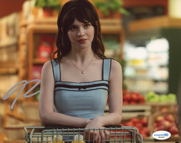 Sophie Thatcher Companion Signed Autograph 8x10 Photo ACOA