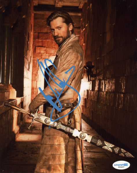 Nikolaj Coster Waldau Game of Thrones Signed Autograph 8x10 Photo ACOA