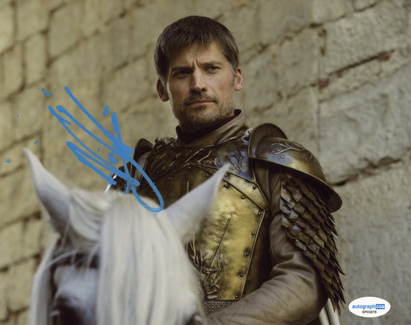 Nikolaj Coster Waldau Game of Thrones Signed Autograph 8x10 Photo ACOA