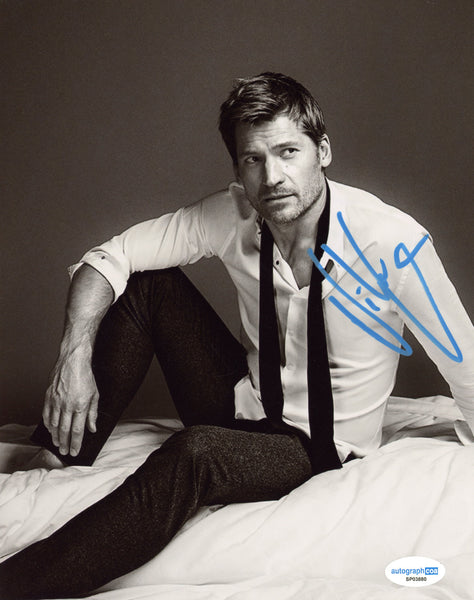 Nikolaj Coster Waldau Game of Thrones Signed Autograph 8x10 Photo ACOA