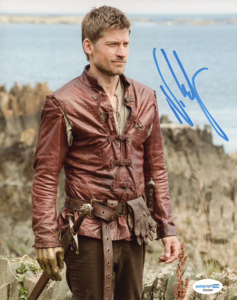 Nikolaj Coster Waldau Game of Thrones Signed Autograph 8x10 Photo ACOA