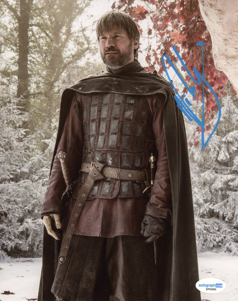 Nikolaj Coster Waldau Game of Thrones Signed Autograph 8x10 Photo ACOA