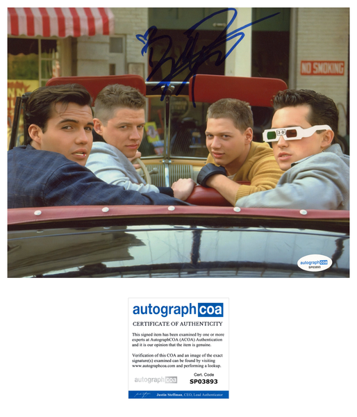 Billy Zane Back to the Future Signed Autograph 8x10 Photo ACOA
