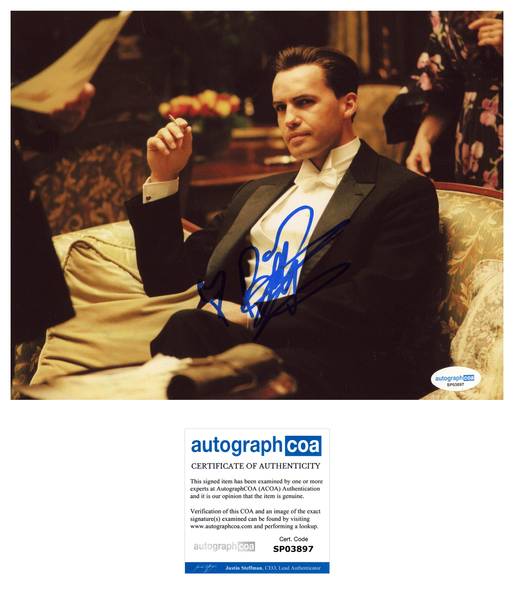 Billy Zane Titanic Signed Autograph 8x10 Photo ACOA