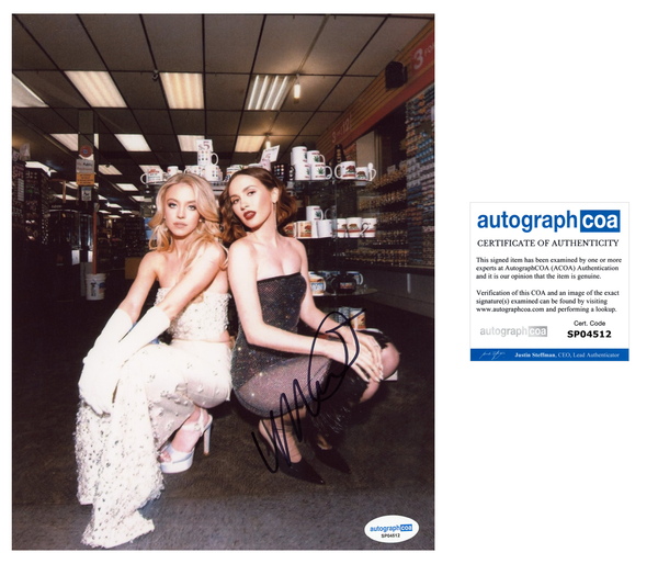 Maude Apatow Euphoria Signed Autograph 8x10 Photo ACOA - Outlaw Hobbies Authentic Autographs