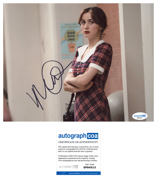 Maude Apatow Euphoria Signed Autograph 8x10 Photo ACOA - Outlaw Hobbies Authentic Autographs