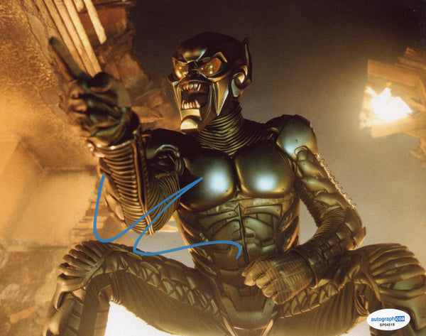 Willem Dafoe Spider-Man Signed Autograph 8x10 photo ACOA - Outlaw Hobbies Authentic Autographs