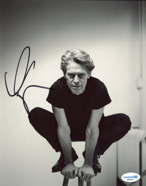 Willem Dafoe Spider-Man Signed Autograph 8x10 photo ACOA - Outlaw Hobbies Authentic Autographs